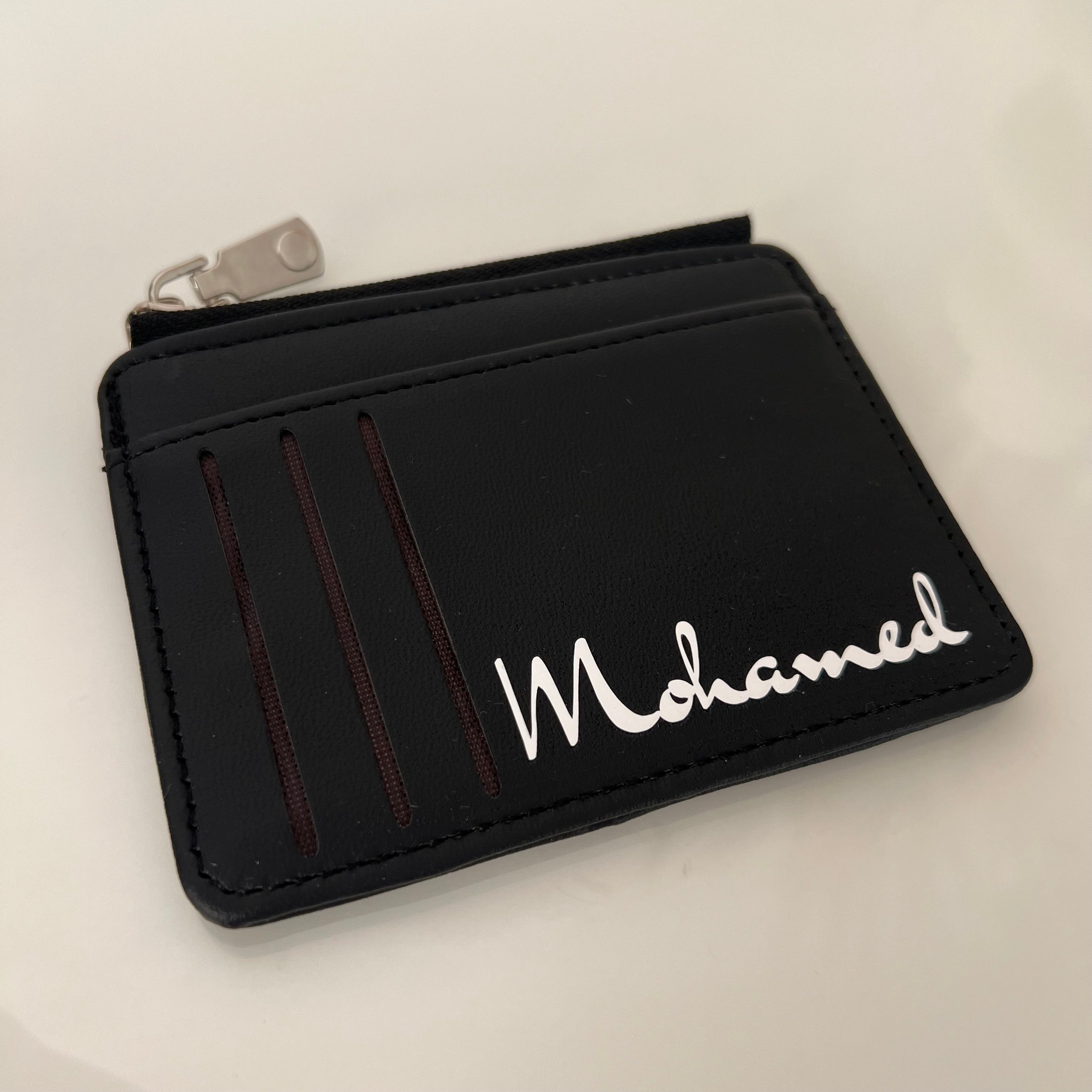 Porte carte mixte personnalisé avec prénom