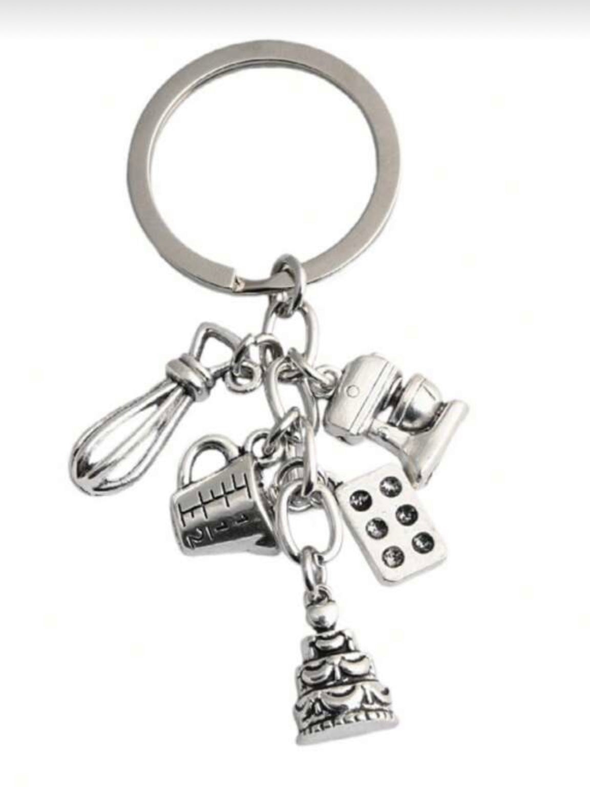 Porte-Clés Pâtisserie Argenté