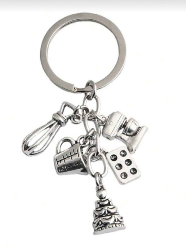 Porte-Clés Pâtisserie Argenté