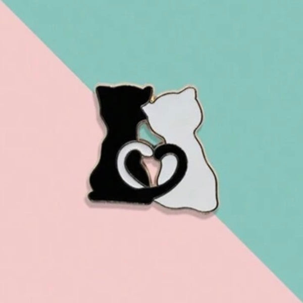 Pin’s Duo de Chat Love