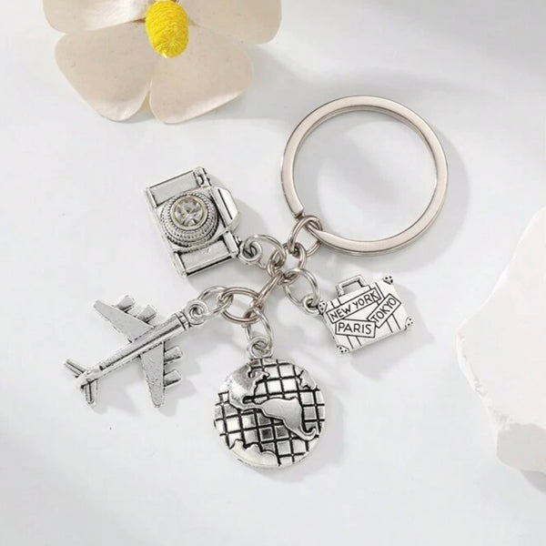 Porte-Clés Voyage Argenté