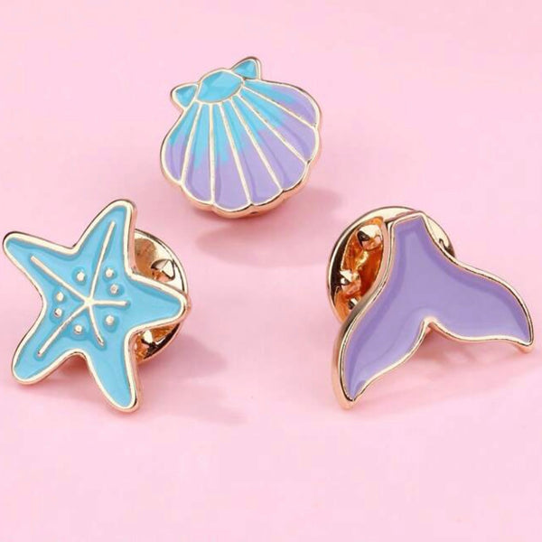 Ensemble de 3 Pin’s Sirène