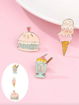 Ensemble de 3 Pin’s Glaces Gourmandes